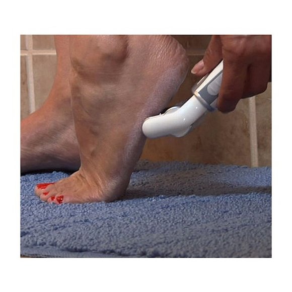 Emjoi Micro Pedi White Callus Remover with Extra Coarse Roller & Cleaning Brush - Picture 6 of 9